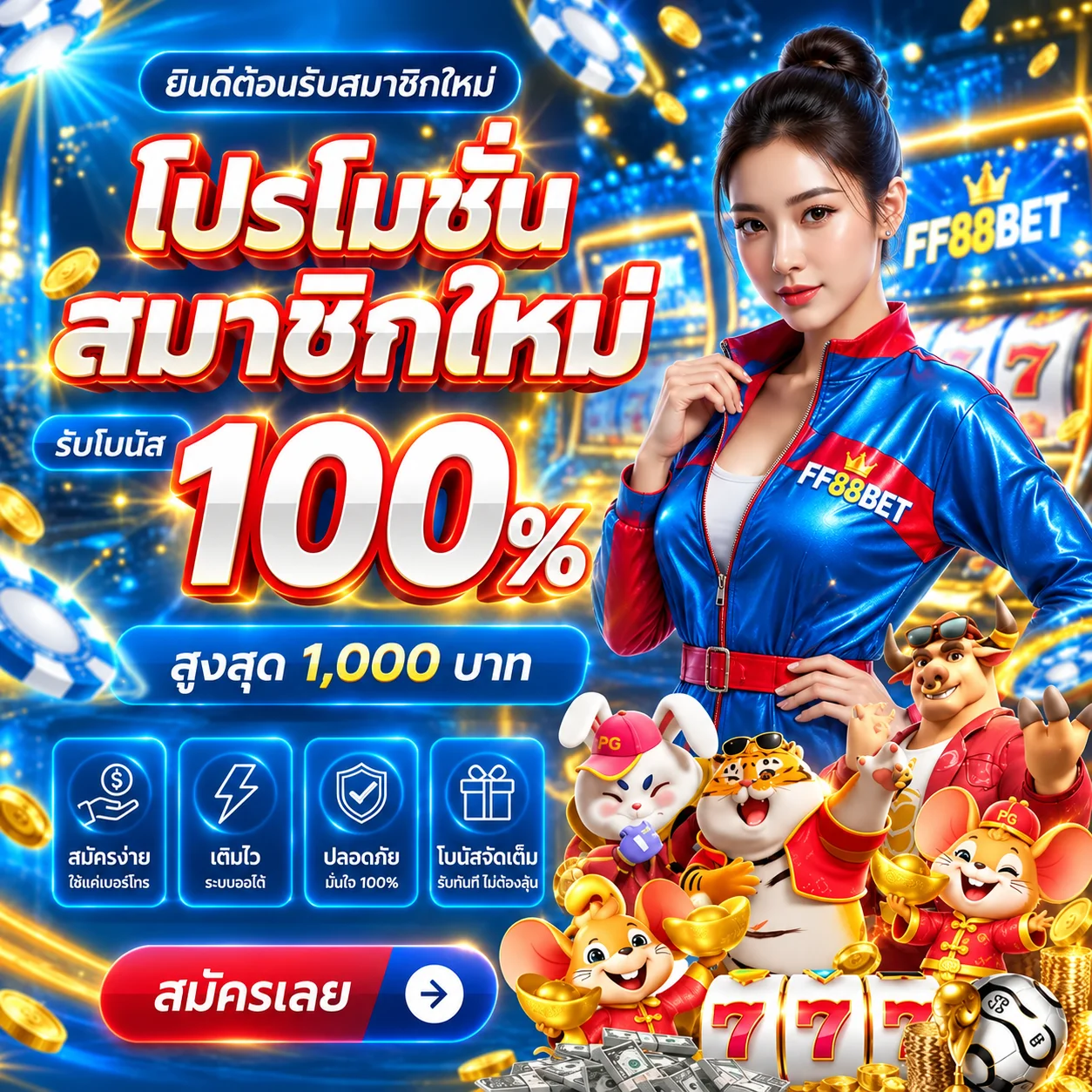 ทดลองเล่น PG Soft ฟรีบน FF88BET